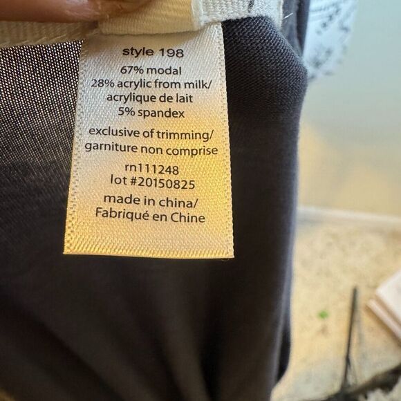 Barefoot Dreams Luxe Milk Jersey Calypso Gray Wrap Cardigan Loungewear Size S - Picture 7 of 7